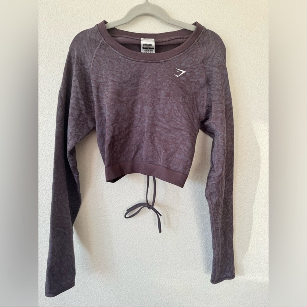 Gymshark Purple Crop Top
